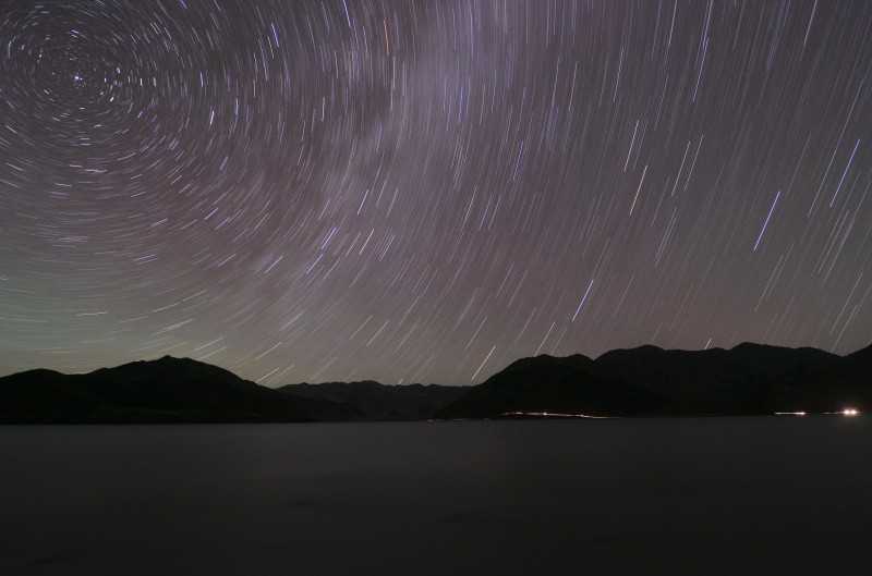 stargazing at pangong lake