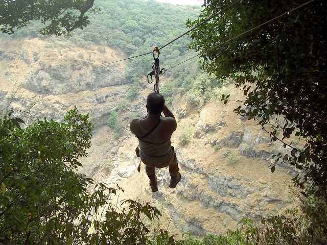 Matheran Zip lining, one day picnic spots near Mumbai