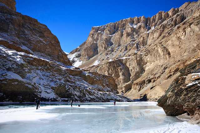 Starting point of the chadar trek