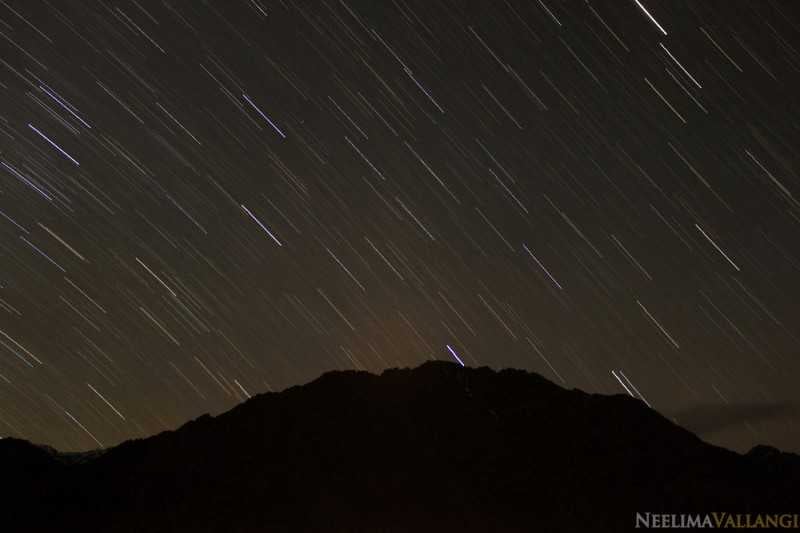 Star Trails at Dhankar Lake - Spiti