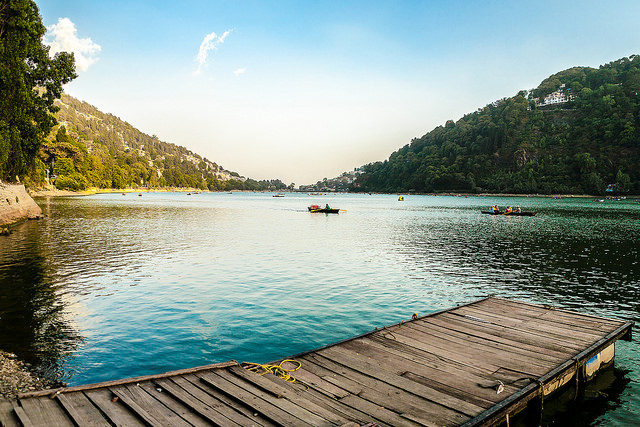 Boating in Nianital Lake is perfect for october