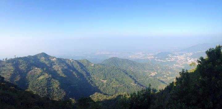 View of Chandigarh from Kasauli, road trip from delhi