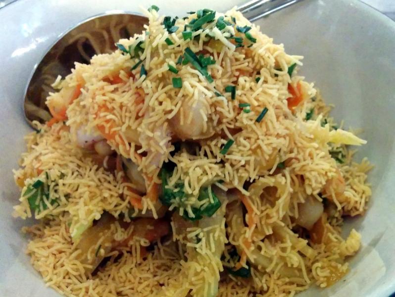 Chilled Seafood Bhel, Mumbai street food