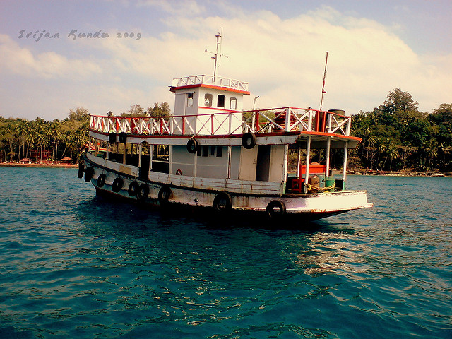 Ross Island Ferry - Andamans 
