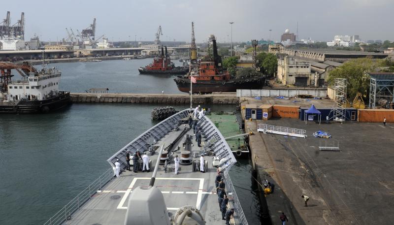 U.S. Navy Bunker at the Chennai Port - Seaports of India