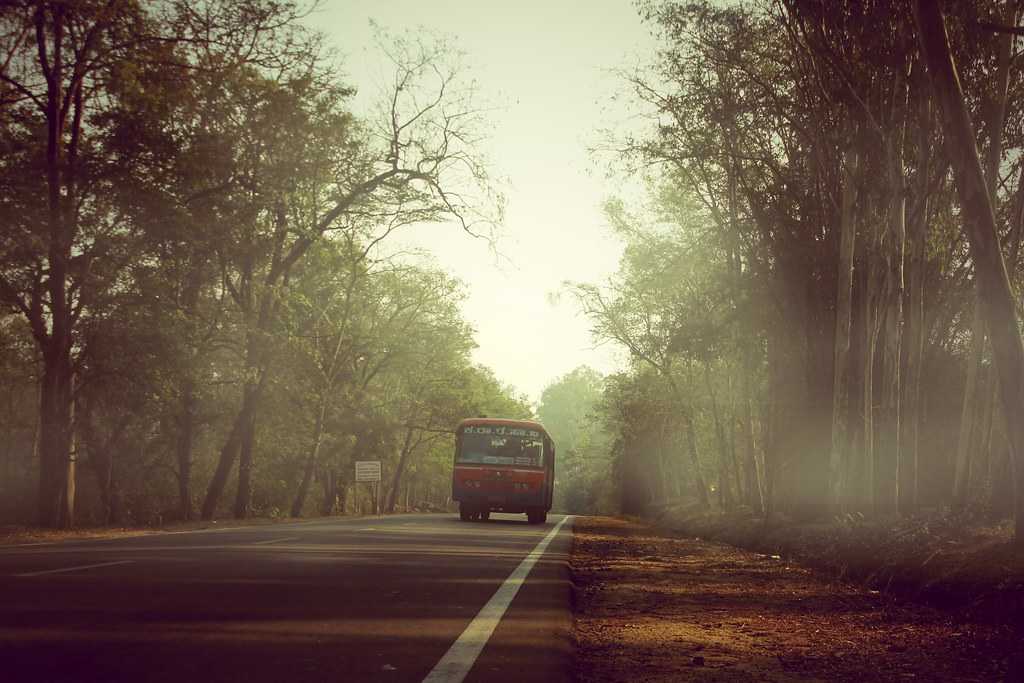 Bus trip to Coorg
