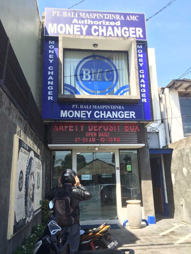 Currency Exchange in Bali, PT Bali Maspintjinra