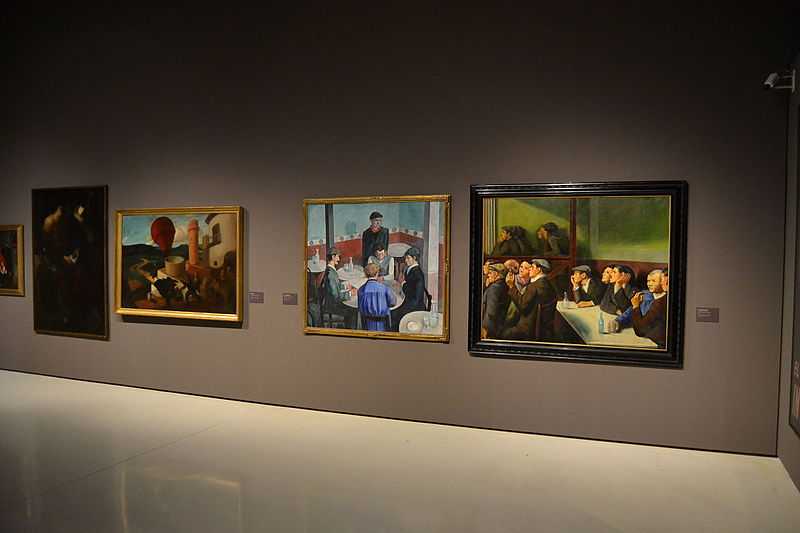 4 paintings, modernism, museu d'art de catalunya