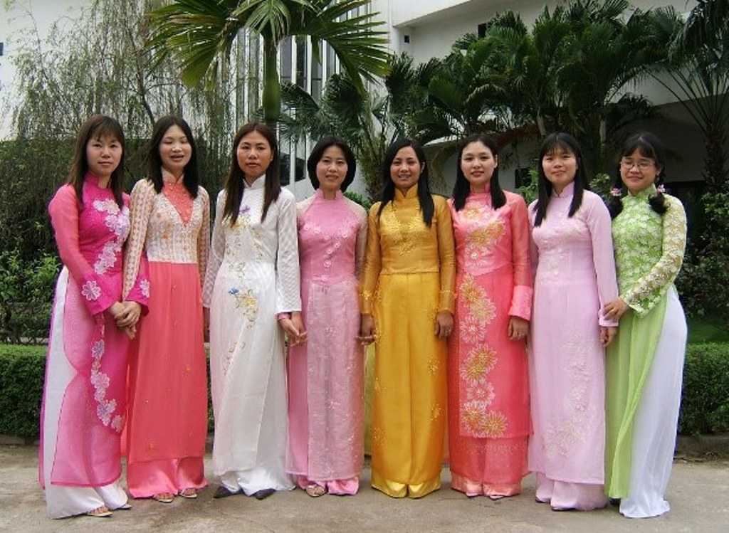 Women Ao Dai Vietnamese Traditional Dress -  Canada