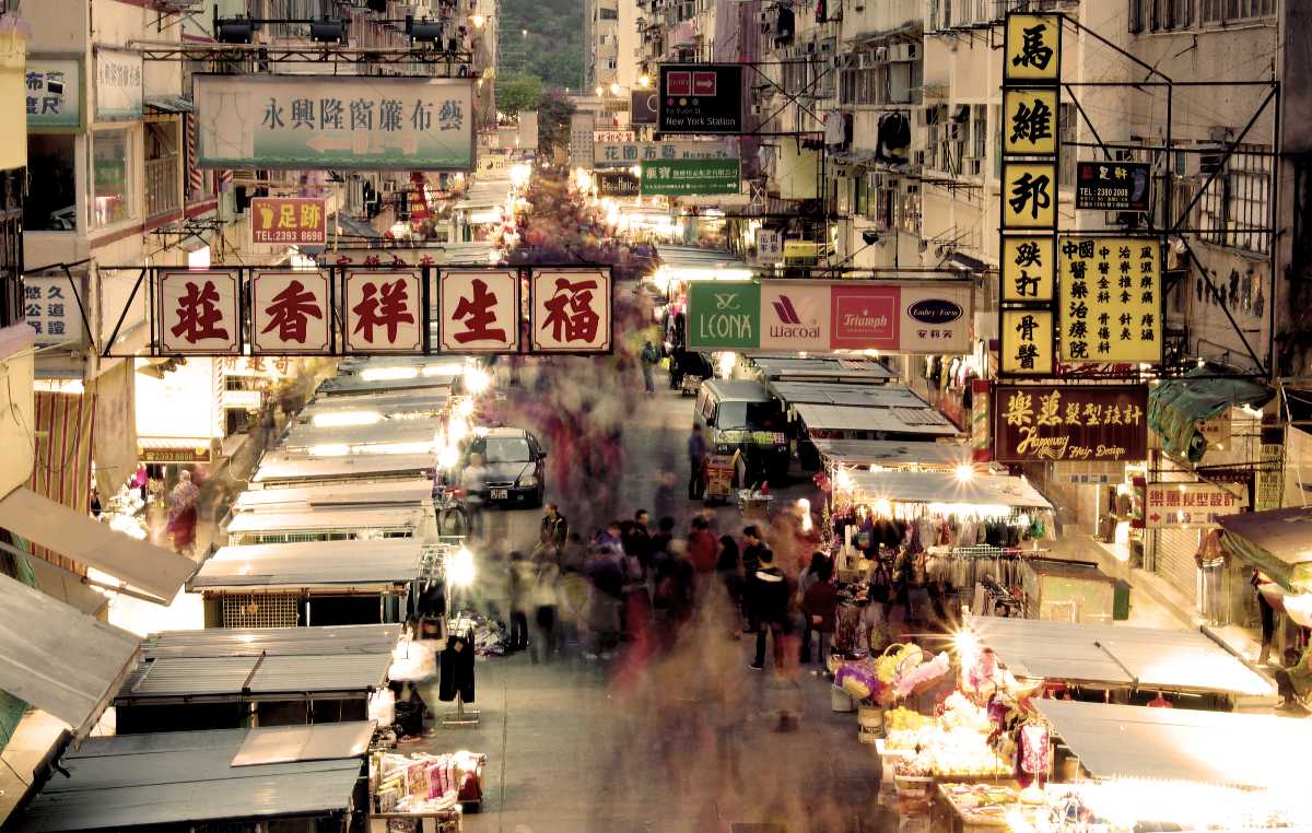 Flower Market in Hongkong