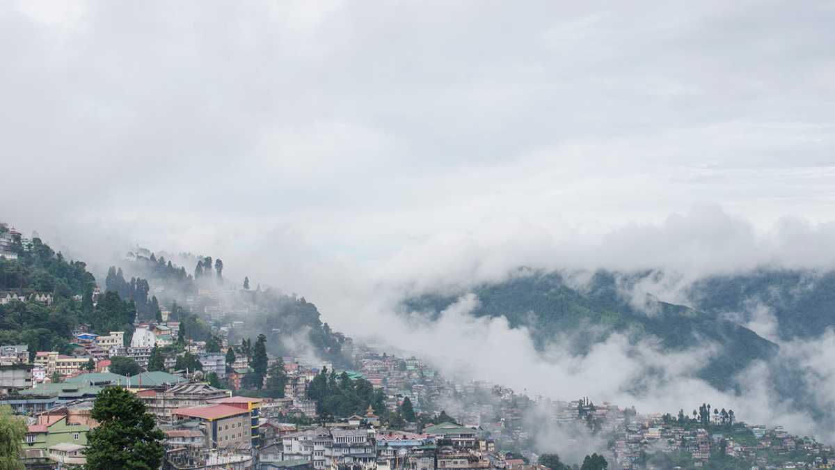 Darjeeling view from Chowrasta