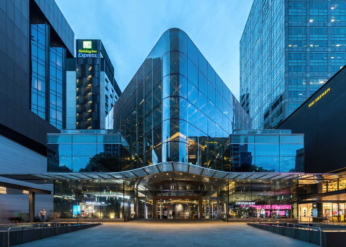Ngee Ann City shopping centre and commercial building located on