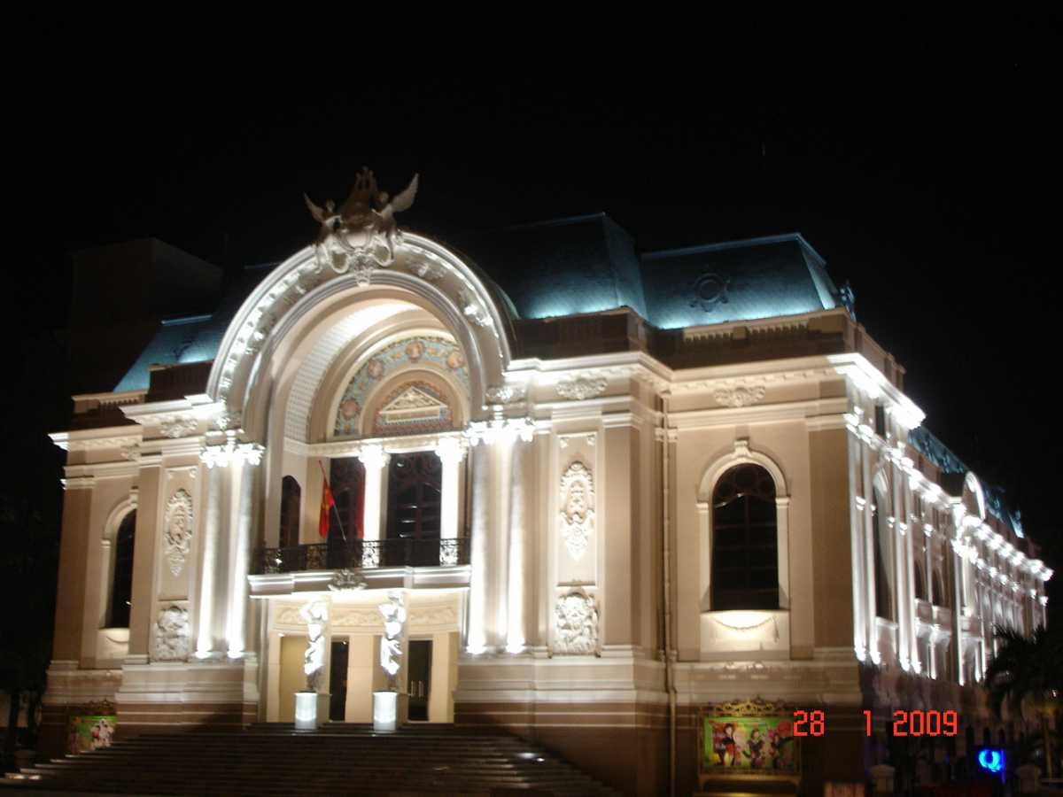 Saigon Opera House, French Colonial Architecture in Vietnam
