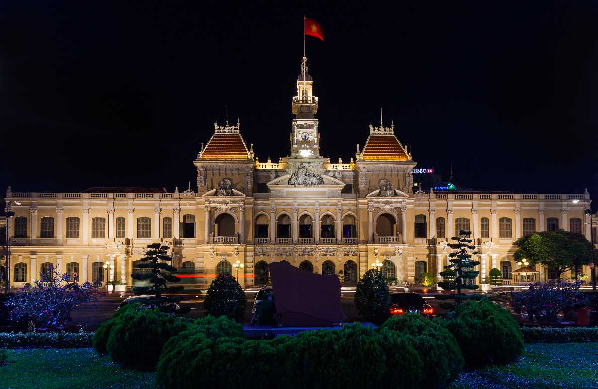 Peoples Committee Building Ho Chi Minh City Hall, French Architecture in Vietnam