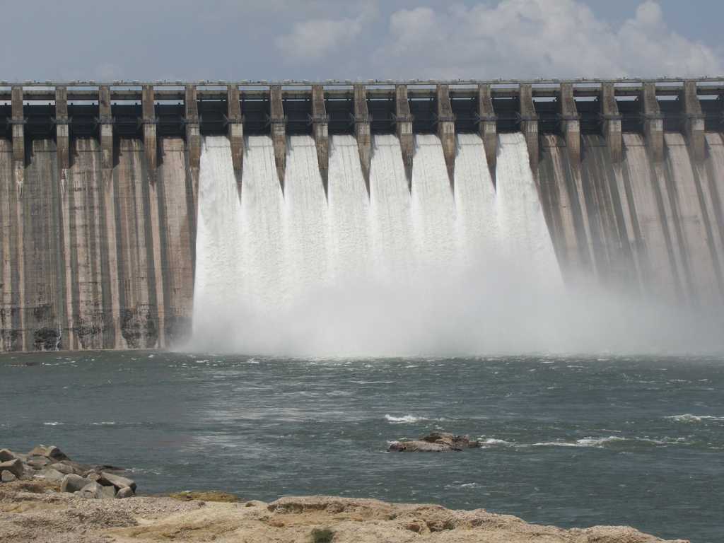 Gates of Nagarjuna Dam