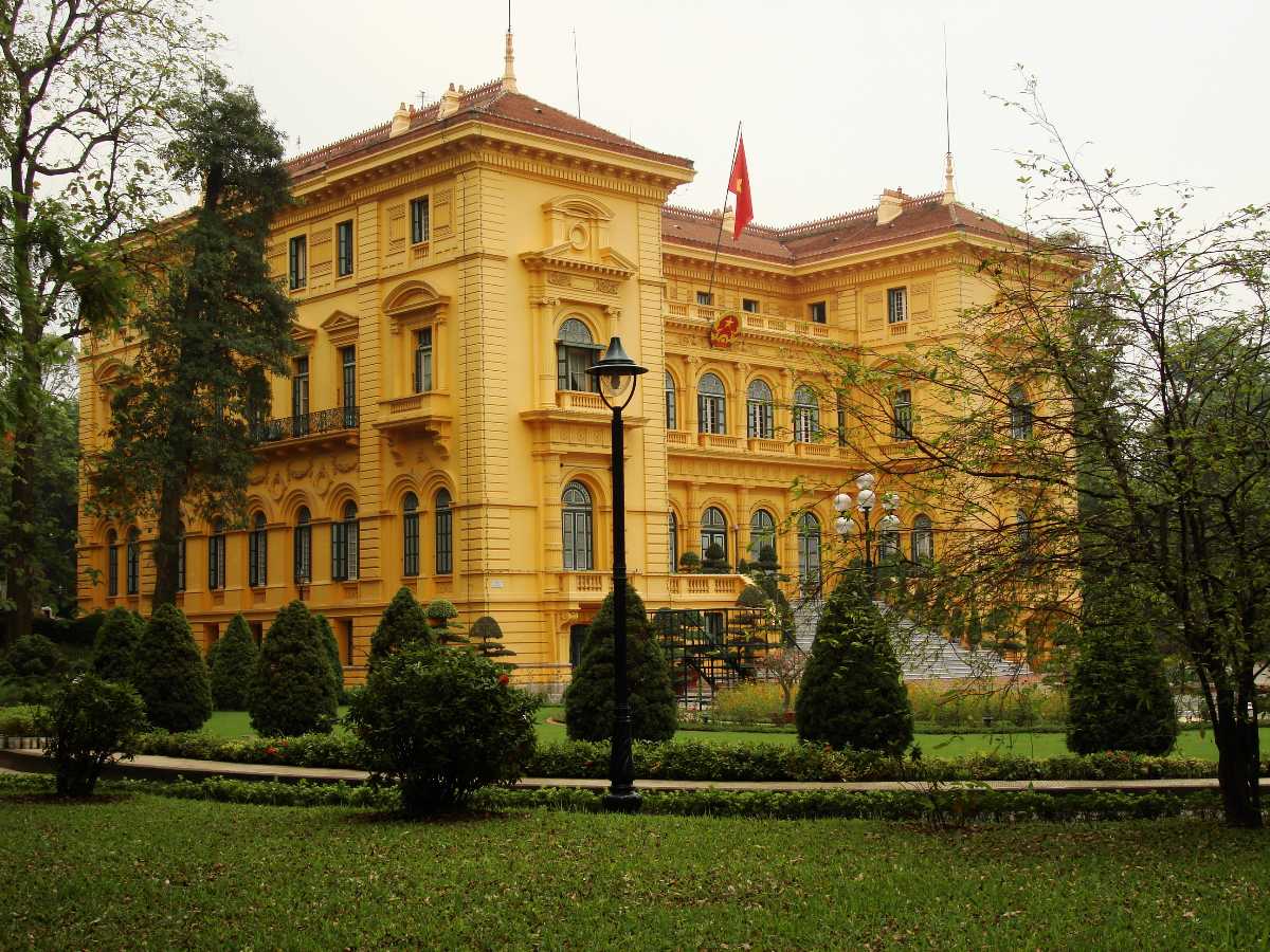 Presidential Palace Hanoi, French Architecture in Vietnam
