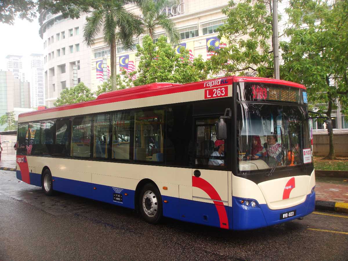 A bus in Kuala Lumpur