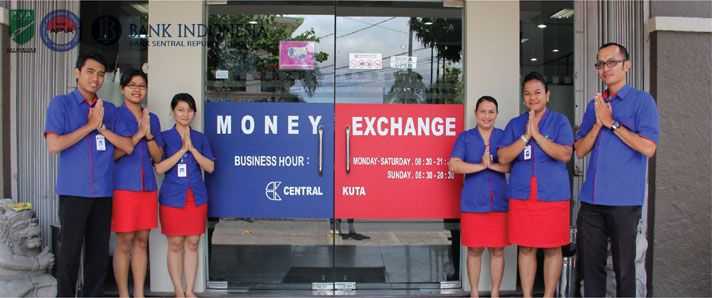 Currency Exchange in Bali, Central Kuta Money Exchange
